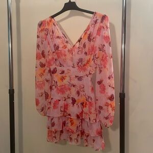 Pink Floral Windsor Dress